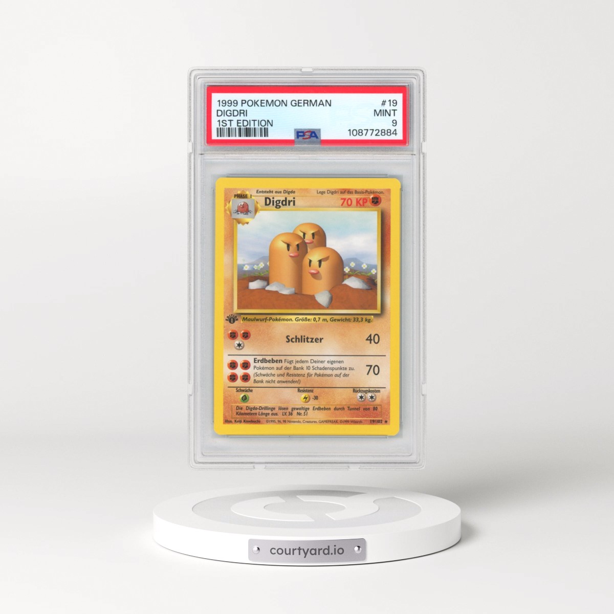 1999 Digdri 1st Edition - Pokémon Pokémon PSA 9 MINT